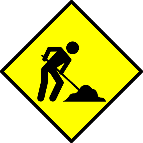 Baustellen-Piktogramm